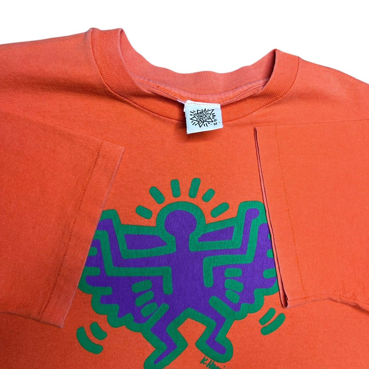 Other 1980s Keith Haring Batman Angel Devil Pop Shop Art T-Shirt Size US M / EU 48-50 / 2 - 3 Thumbnail