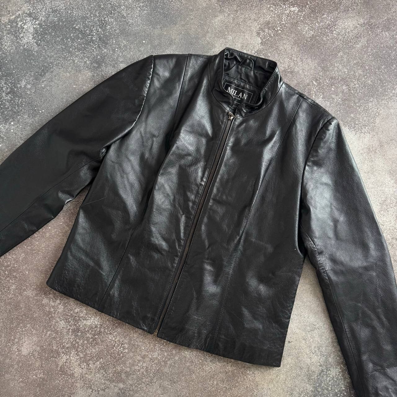 If Six Was Nine Japanese Style Vintage Black Leather Jacket Size M / US 6-8 / IT 42-44 - 5 Thumbnail