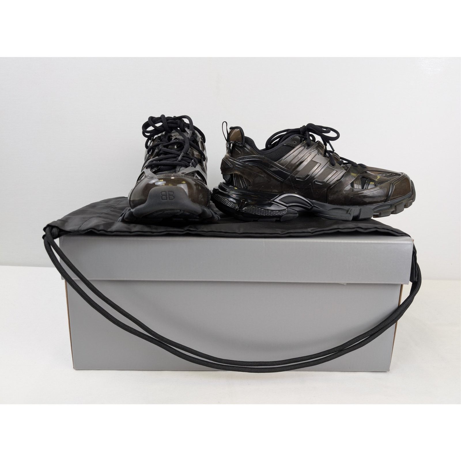 Balenciaga o1rshd1 Track Jelly Fish Track Sneakers in Black Size US 10 / EU 43 - 19 Thumbnail