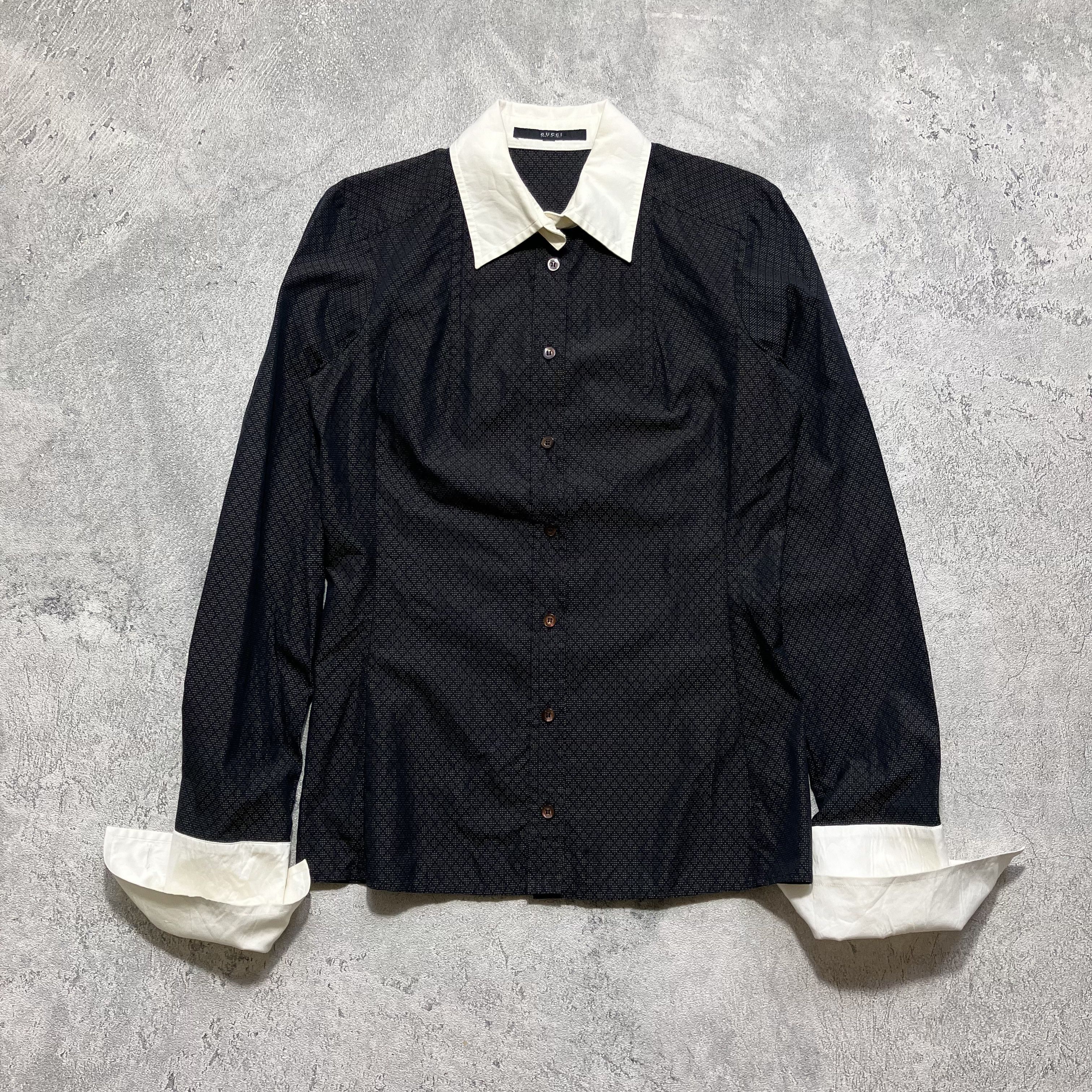 Gucci Gucci S/S 2007 Iridescent shirt by Frida Giannini Size US S / EU 44-46 / 1 - 1 Thumbnail