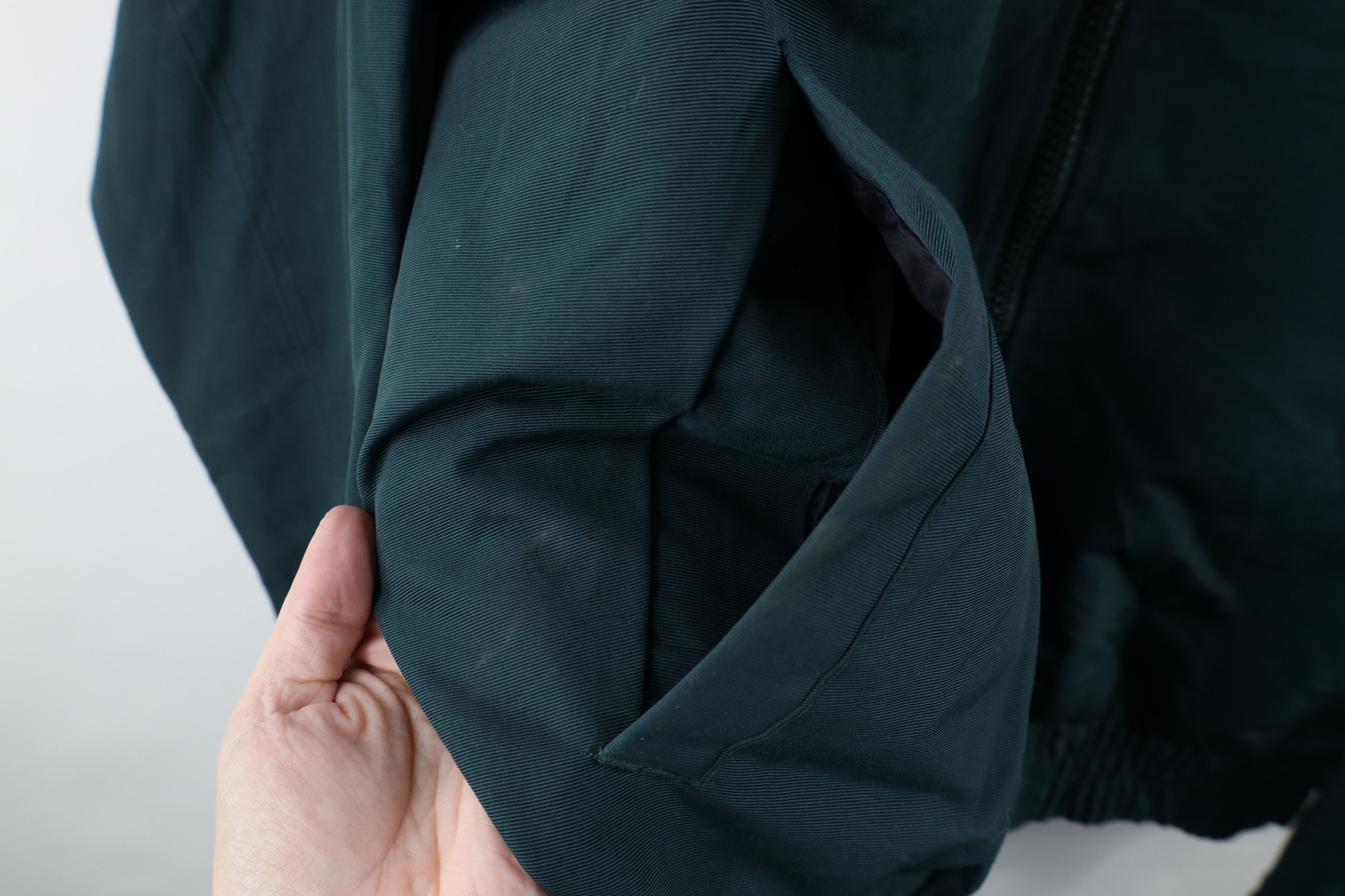 Carhartt × Vintage Vintage Carhartt Spell Out Lined Bomber Jacket Hunter Green Size US XXL / EU 58 / 5 - 5 Thumbnail