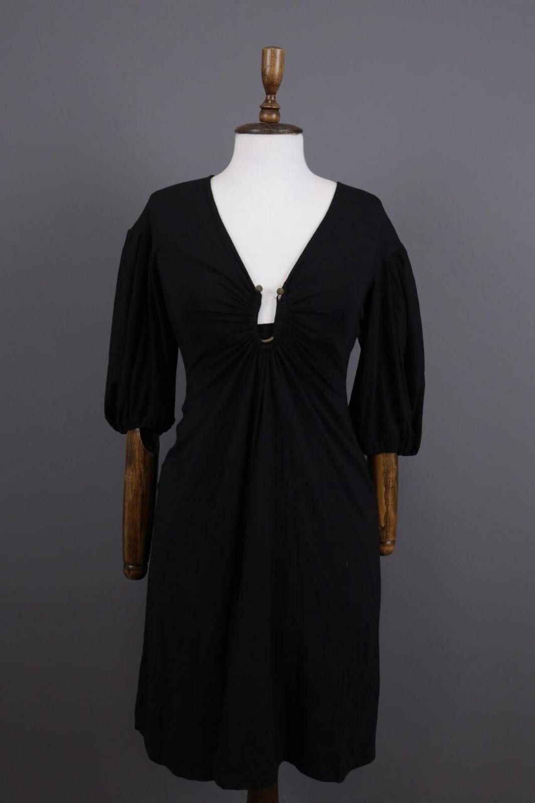 Just Cavalli Just Cavalli Black Designer Wool Evening Dress Sz 40/ XS Size M / US 6-8 / IT 42-44 - 1 Thumbnail
