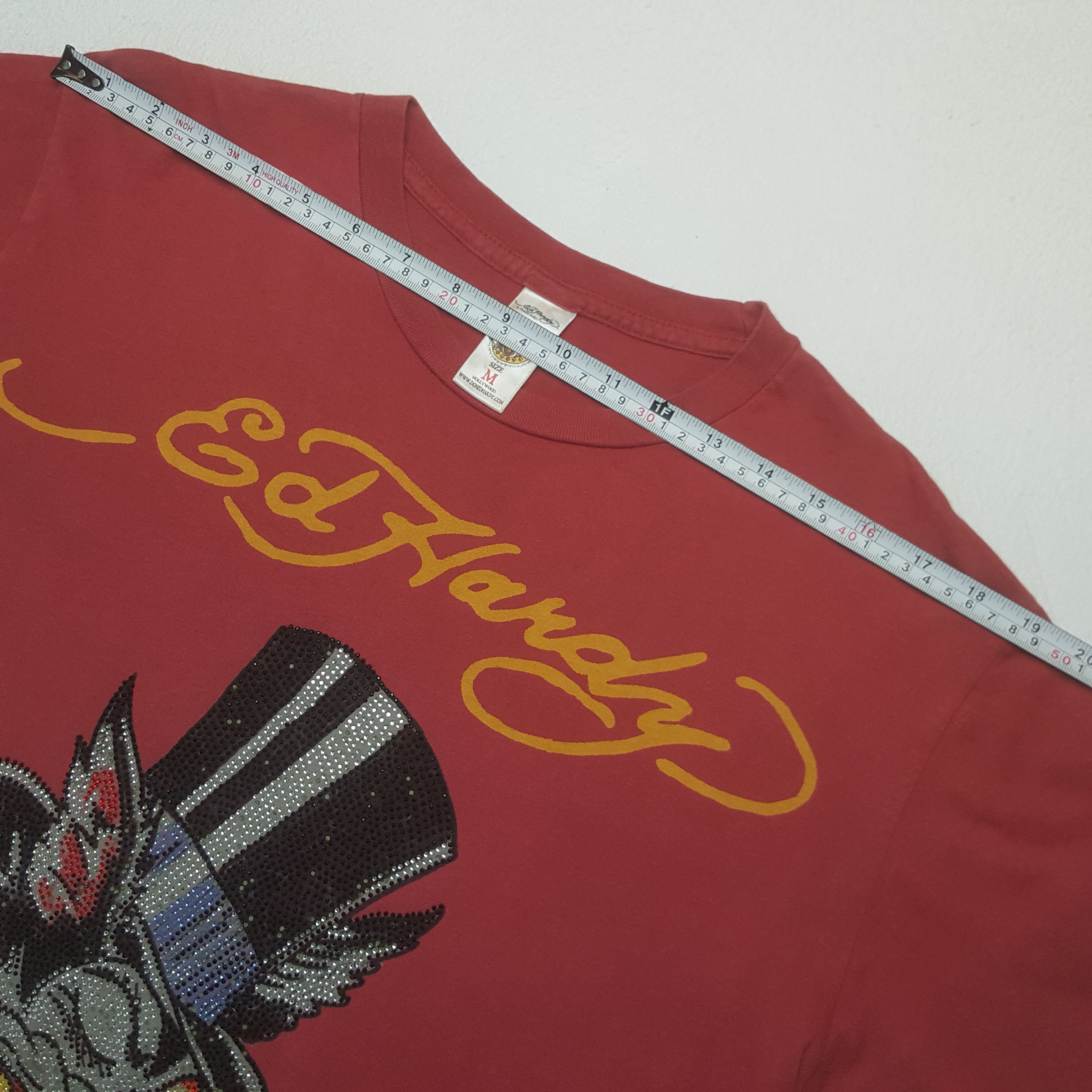 Christian Audigier × Ed Hardy × Vintage Vintage Ed Hardy by Christian Audiger Long Sleeve Tshirt Size US L / EU 52-54 / 3 - 6 Thumbnail