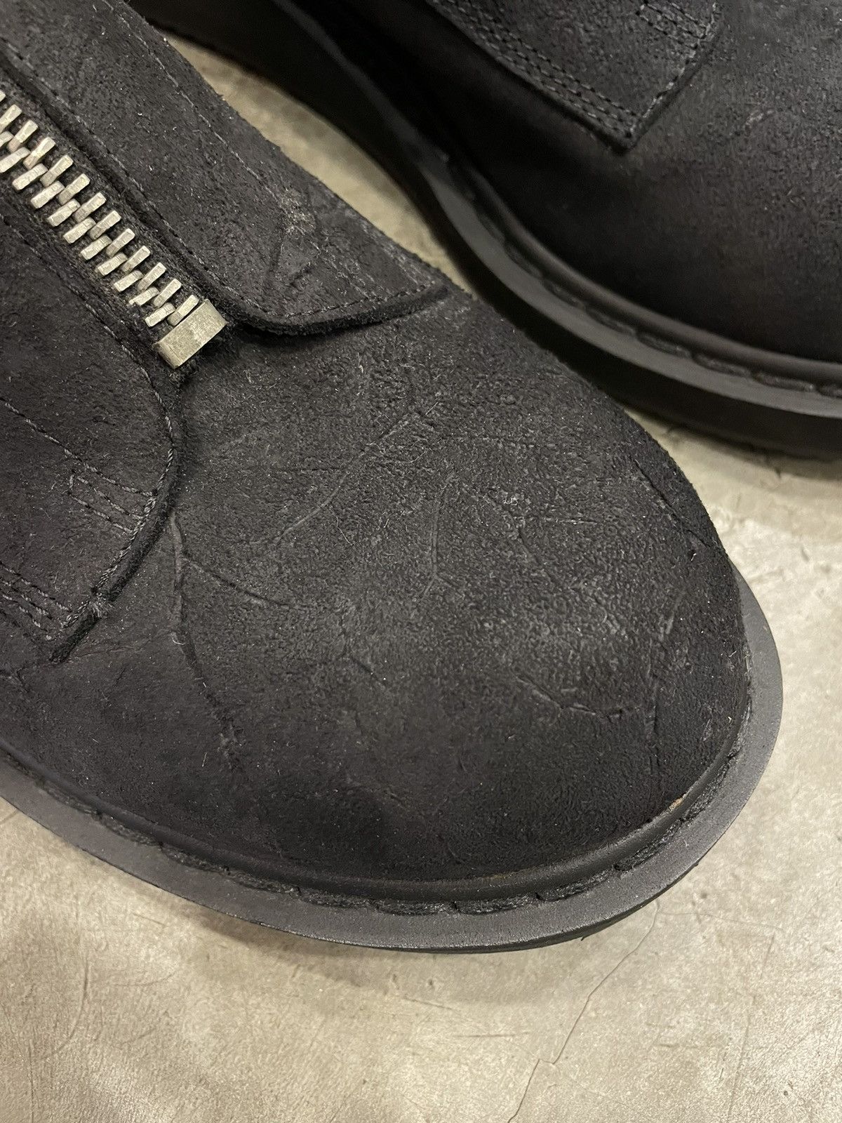 Rick Owens × Rick Owens Drkshdw Rick Owens F/W 11 Limo Blistered Mohawk Boots Size US 7 / EU 40 - 5 Thumbnail