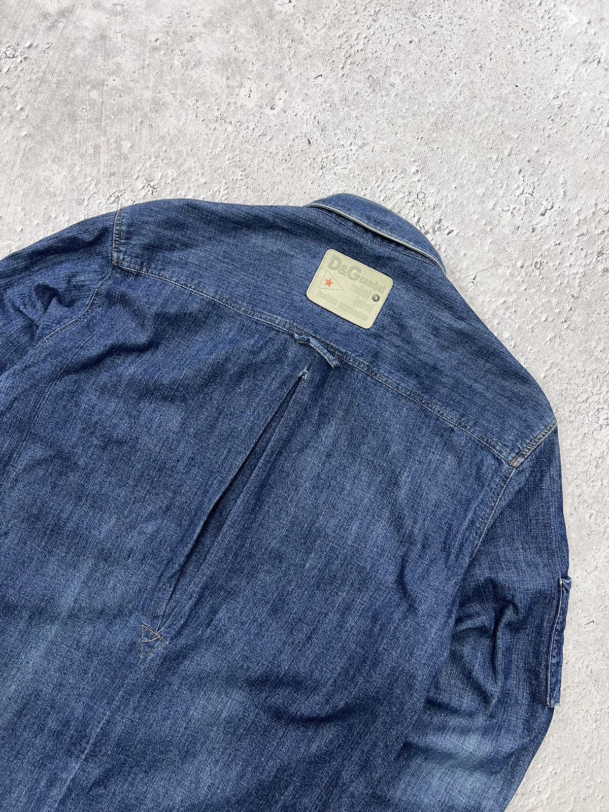 Dolce & Gabbana × Vintage Dolce & Gabbana Shirt denim with pockets Sleeve Shirt Size US L / EU 52-54 / 3 - 11 Thumbnail