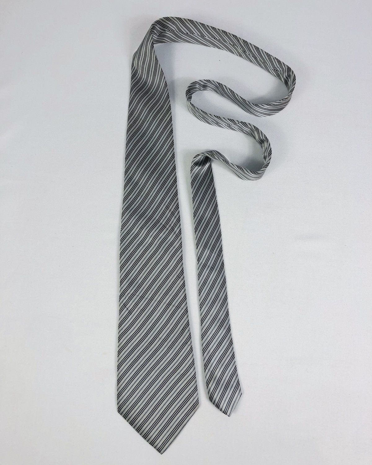 Christian Dior Monsieur Rare Vintage Christian Dior Monsieur Stripes Silk Tie Size ONE SIZE - 2 Thumbnail