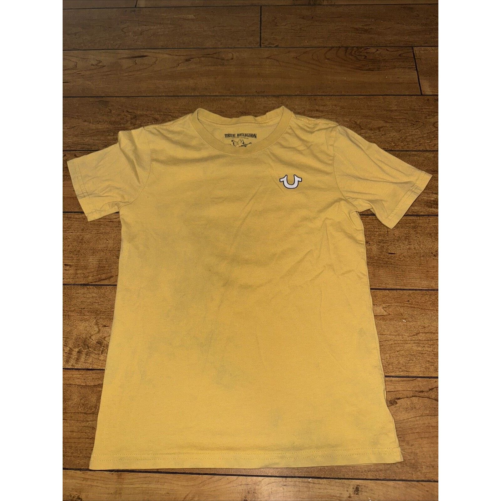 Affliction × Ed Hardy × True Religion Youth True Religion T-Shirt Medium 16x22 Yellow Size US XXS / EU 40 - 1 Thumbnail