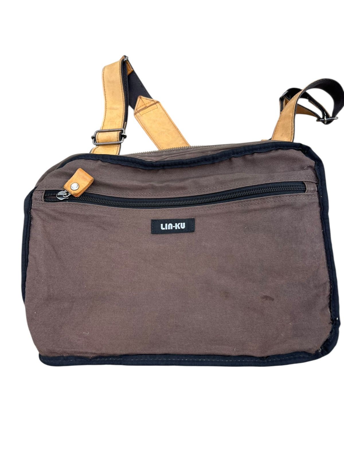 Leather LINK-KU Japan Stains Patina Horse Leather Messenger Bag Size ONE SIZE - 22 Thumbnail