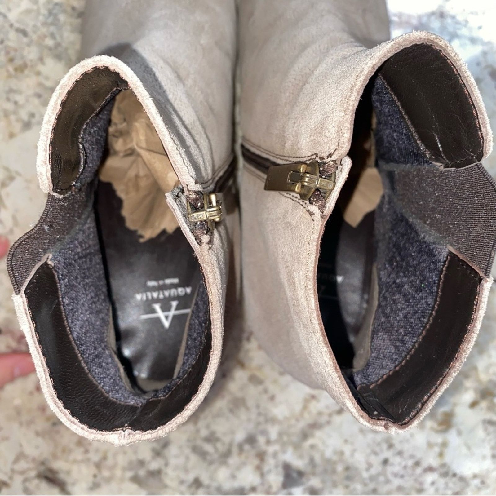 Aquatalia Aquatalia $398 Faylynn Weatherproof Suede Bootie | 8.5 EUC Size US 8.5 / IT 38.5 - 15 Thumbnail