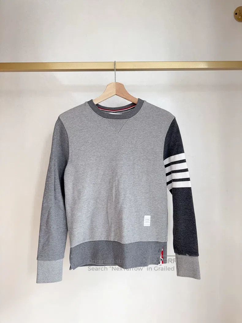 Thom Browne Thom Browne Color Block Sweatshirt Size XS / US 0-2 / IT 36-38 - 1 Thumbnail