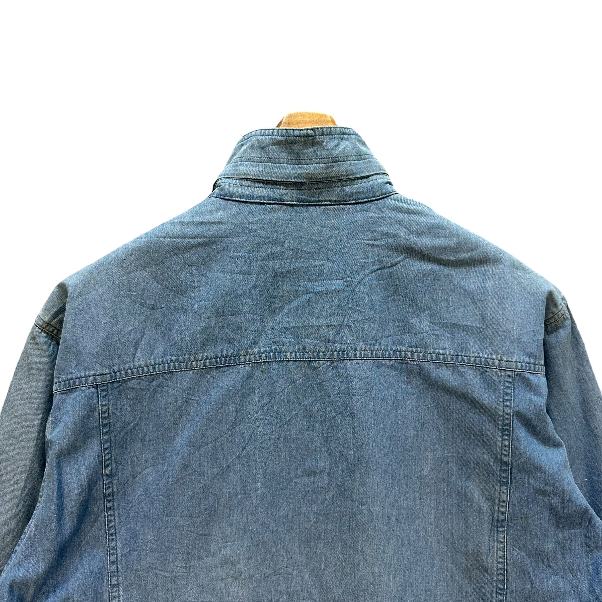 Burberry Vintage 90's BURBERRYS Jeans Jacket #1495-A62 Size US L / EU 52-54 / 3 - 16 Thumbnail