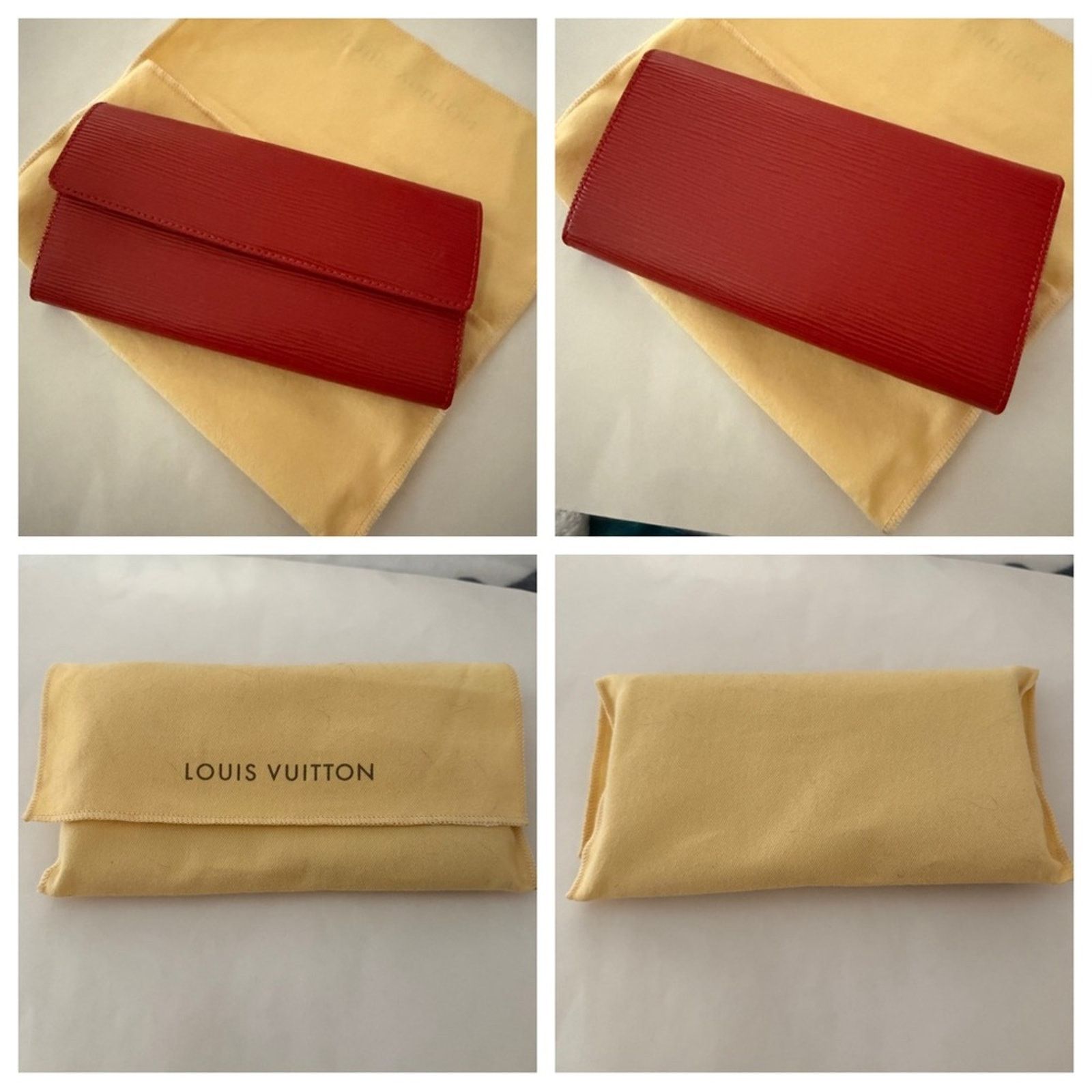 Louis Vuitton Louis Vuitton Epi Red Sarah Textured Leather Wallet Size ONE SIZE - 2 Thumbnail