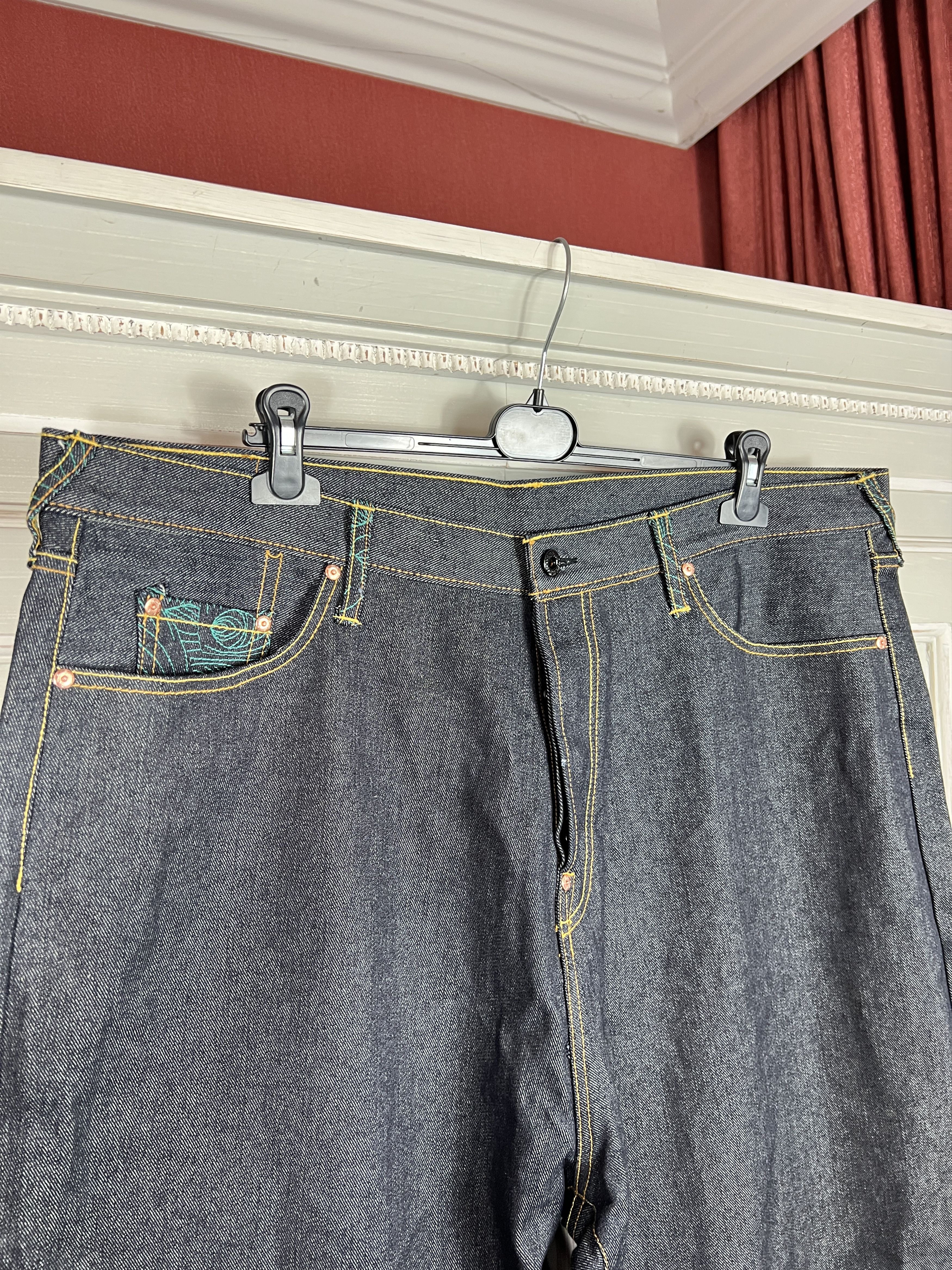 RMC Jeans RED MONKEY BAGGYJEANS LOT 1001 SIZE 44 MADE BY MARTIN KSOHOH Size US 44 / EU 60 - 7 Thumbnail