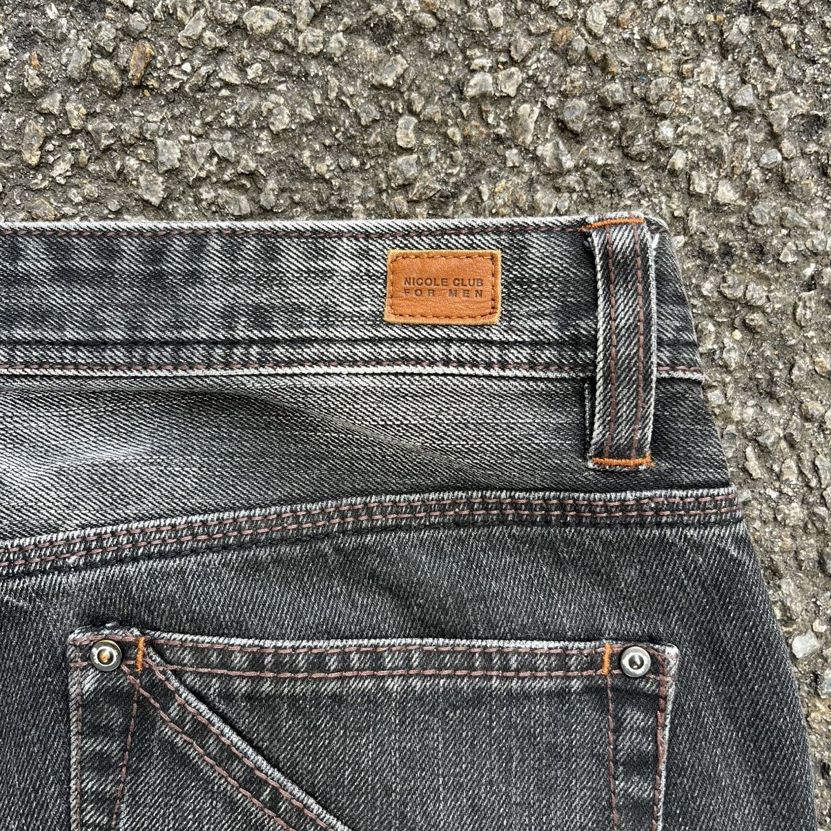 Hysteric Glamour NICOLE CLUB FOR MEN Distressed Jeans Punk Styled Patch Denim Size US 32 / EU 48 - 12 Thumbnail