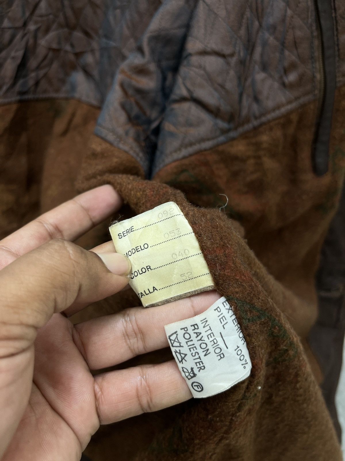 Genuine Leather 🔥🔥🔥STEALS VTG HIGH TRADITION FLAG LEATHER JACKET Size US M / EU 48-50 / 2 - 11 Thumbnail