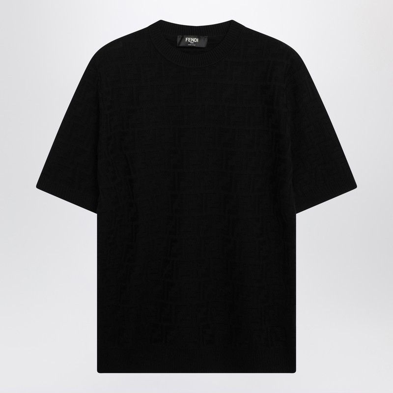 Fendi Fendi Black Ff Cotton Pullover Size US L / EU 52-54 / 3 - 1 Thumbnail