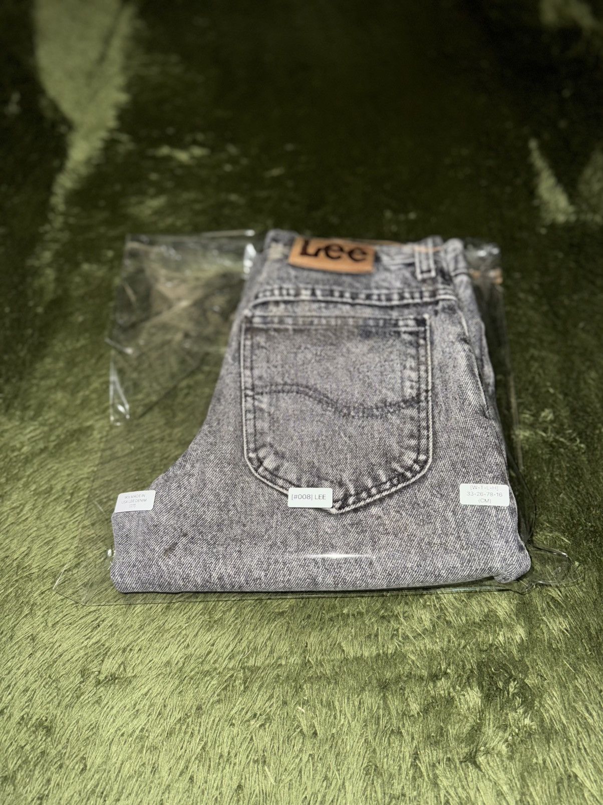 Lee [27] 90s LEE Made in USA Stone-Wash Denim Pants Size US 27 - 11 Thumbnail