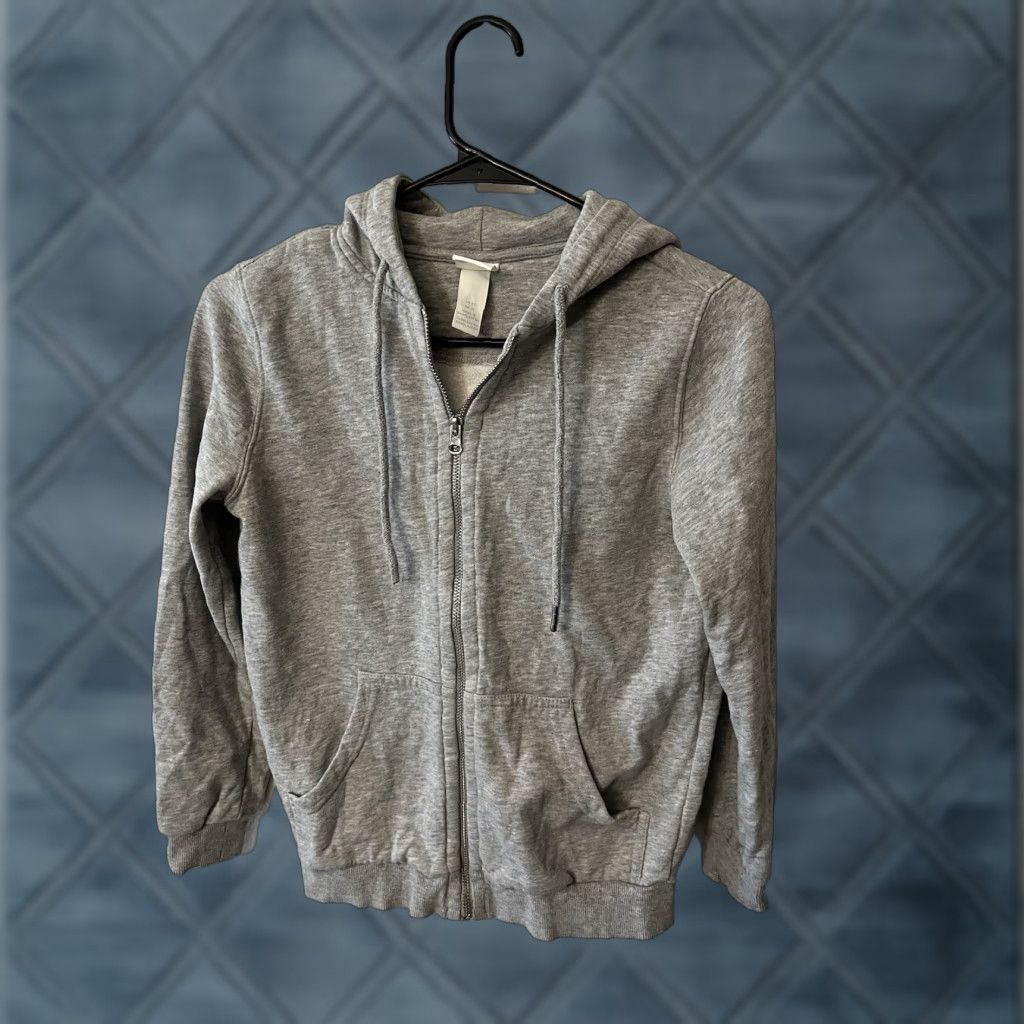 H&M VINTAGE H&M Basics Full Zip Long Sleeve Hoodie Womens XS Gray Size XS / US 0-2 / IT 36-38 - 1 Thumbnail