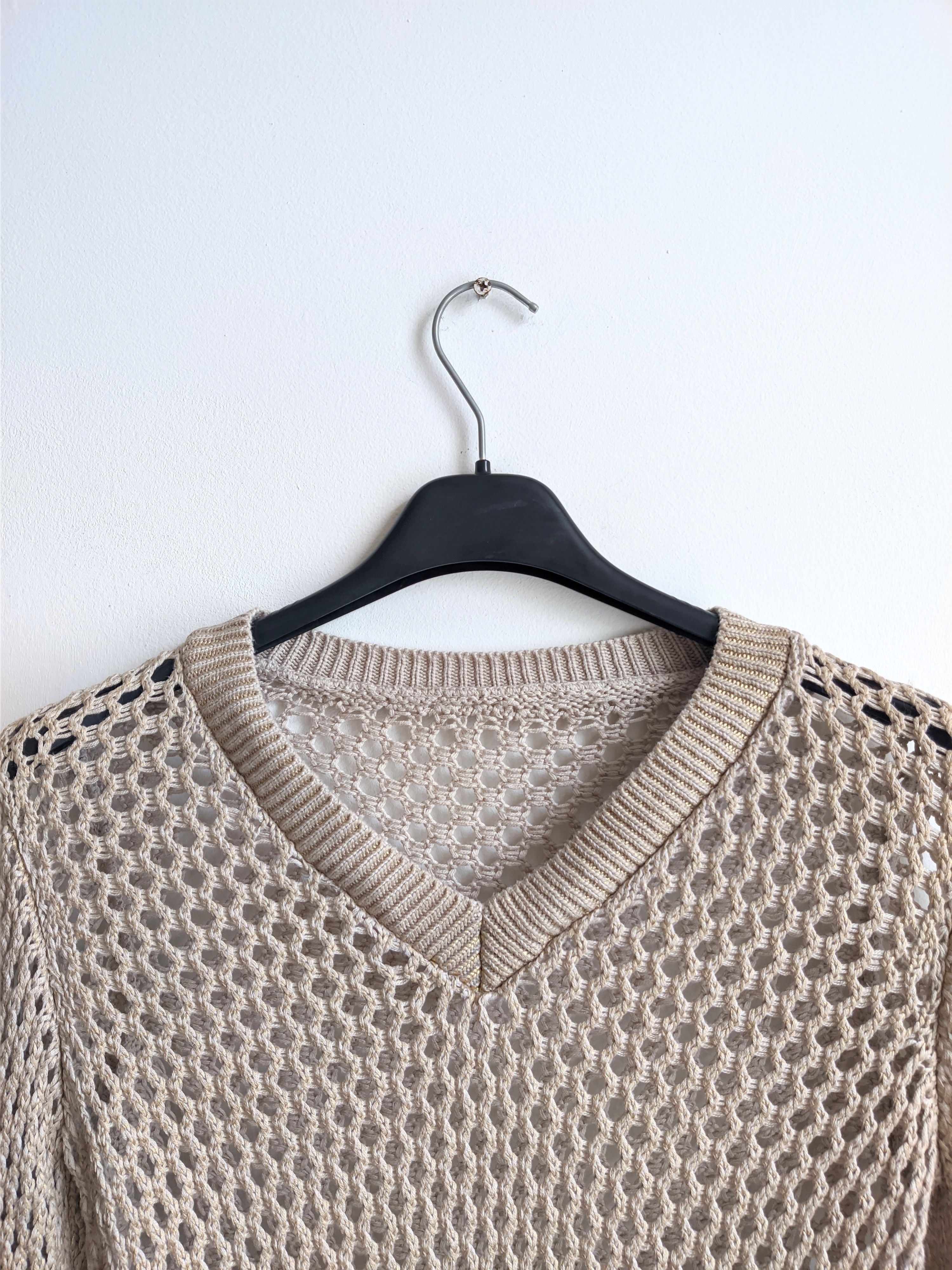 Vintage mesh sweater y2k vintage japanese Size M / US 6-8 / IT 42-44 - 5 Thumbnail