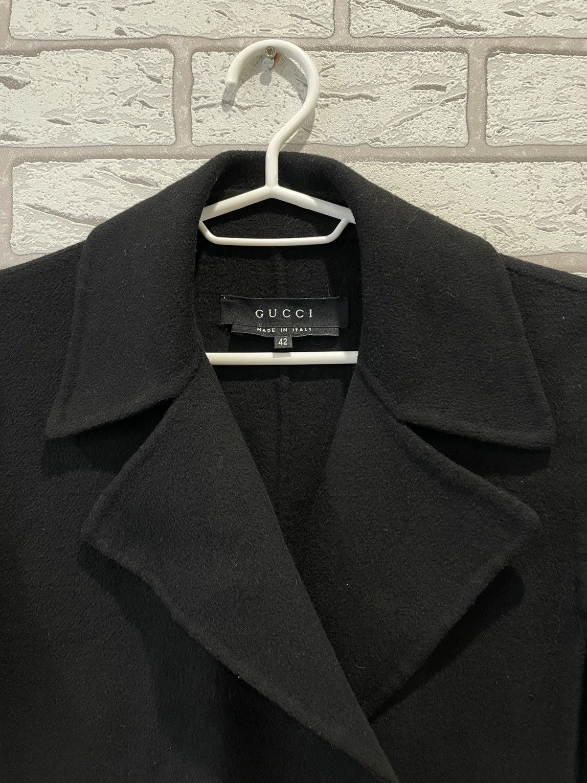 Gucci Vintage Gucci Wool Coat Jacket Trench Handmade Made In Italy Size M / US 6-8 / IT 42-44 - 3 Thumbnail