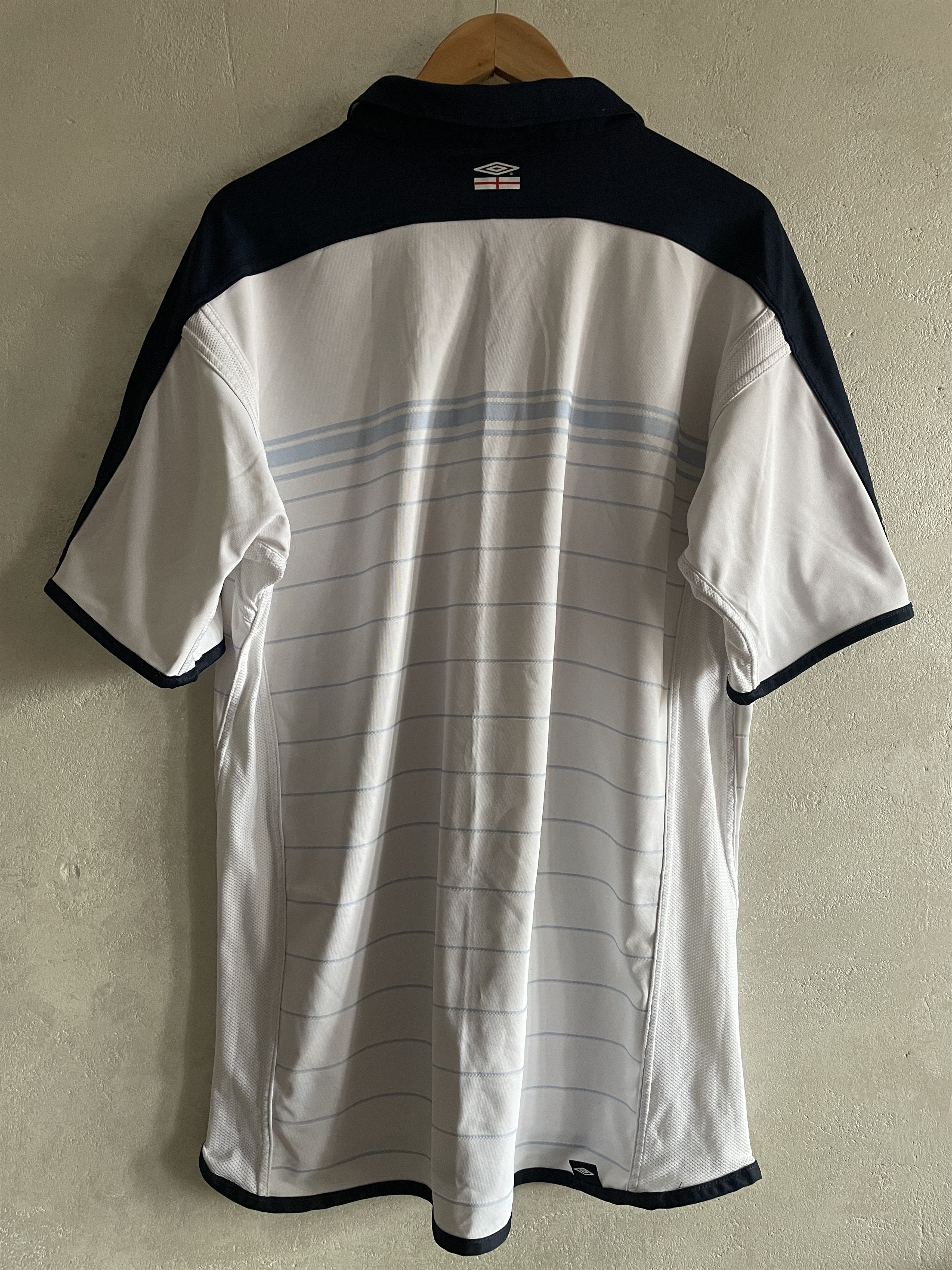 Umbro Vintage England Home Kit 2003 2005 Shirt Soccer Jersey Size US XL / EU 56 / 4 - 2 Thumbnail