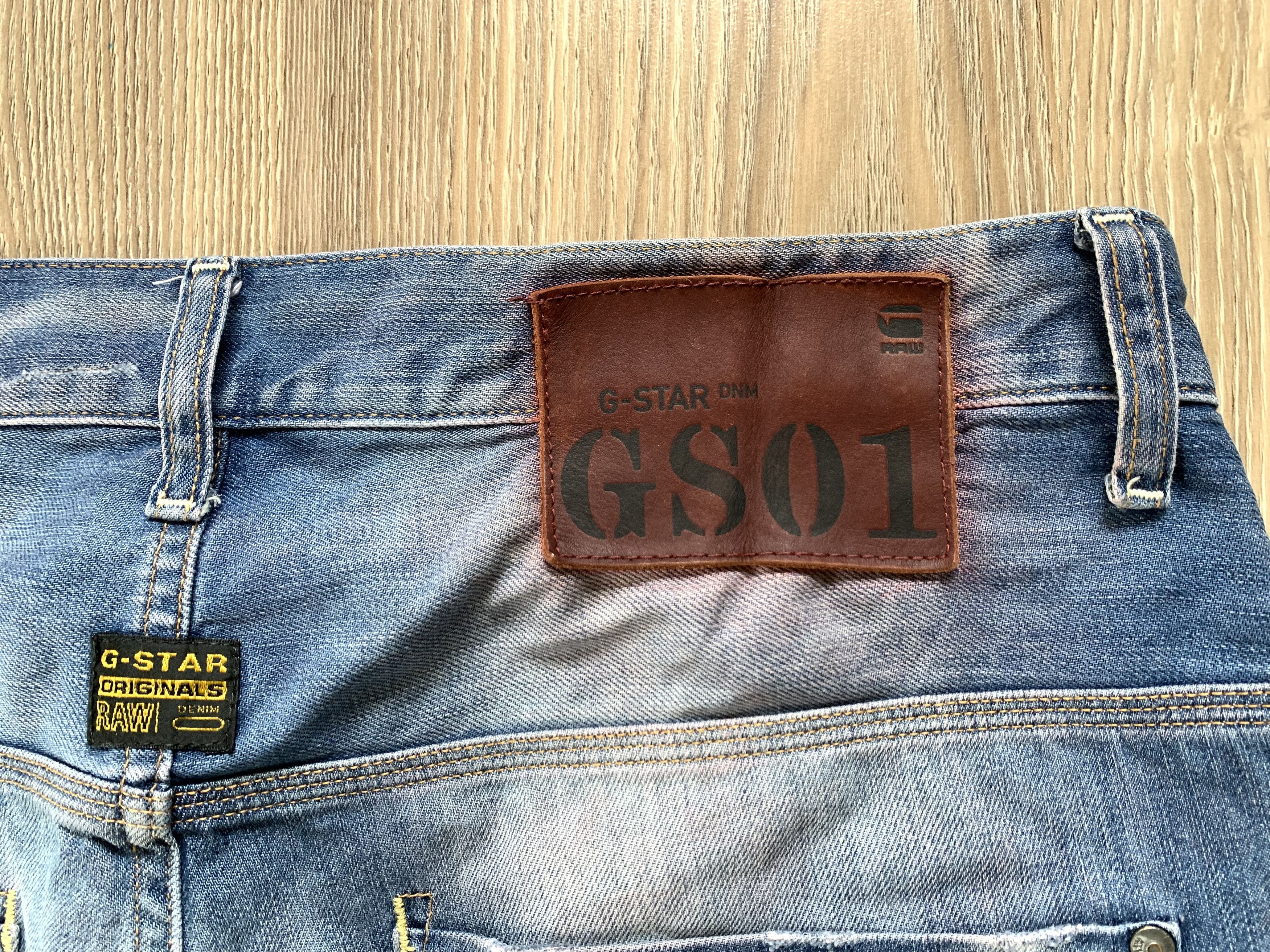 G-Star G Star Raw New Radar Tapered Distressed Jeans Size US 34 / EU 50 - 8 Thumbnail