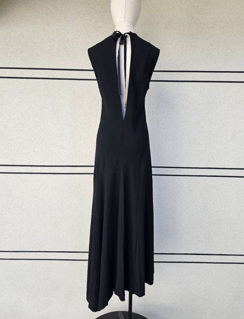 Ann Demeulemeester DEMY X-LONG HIGH SLIT LONG SLEEVE DRESS