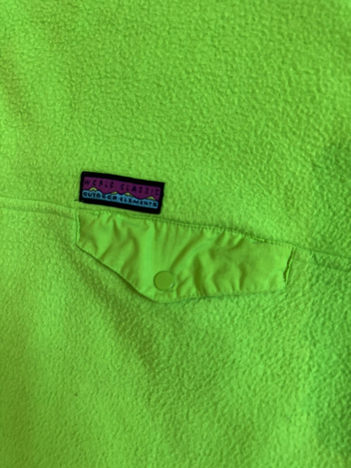 Vintage Vintage Gap Arctic Fleece Neon Green Size US L / EU 52-54 / 3 - 4 Thumbnail