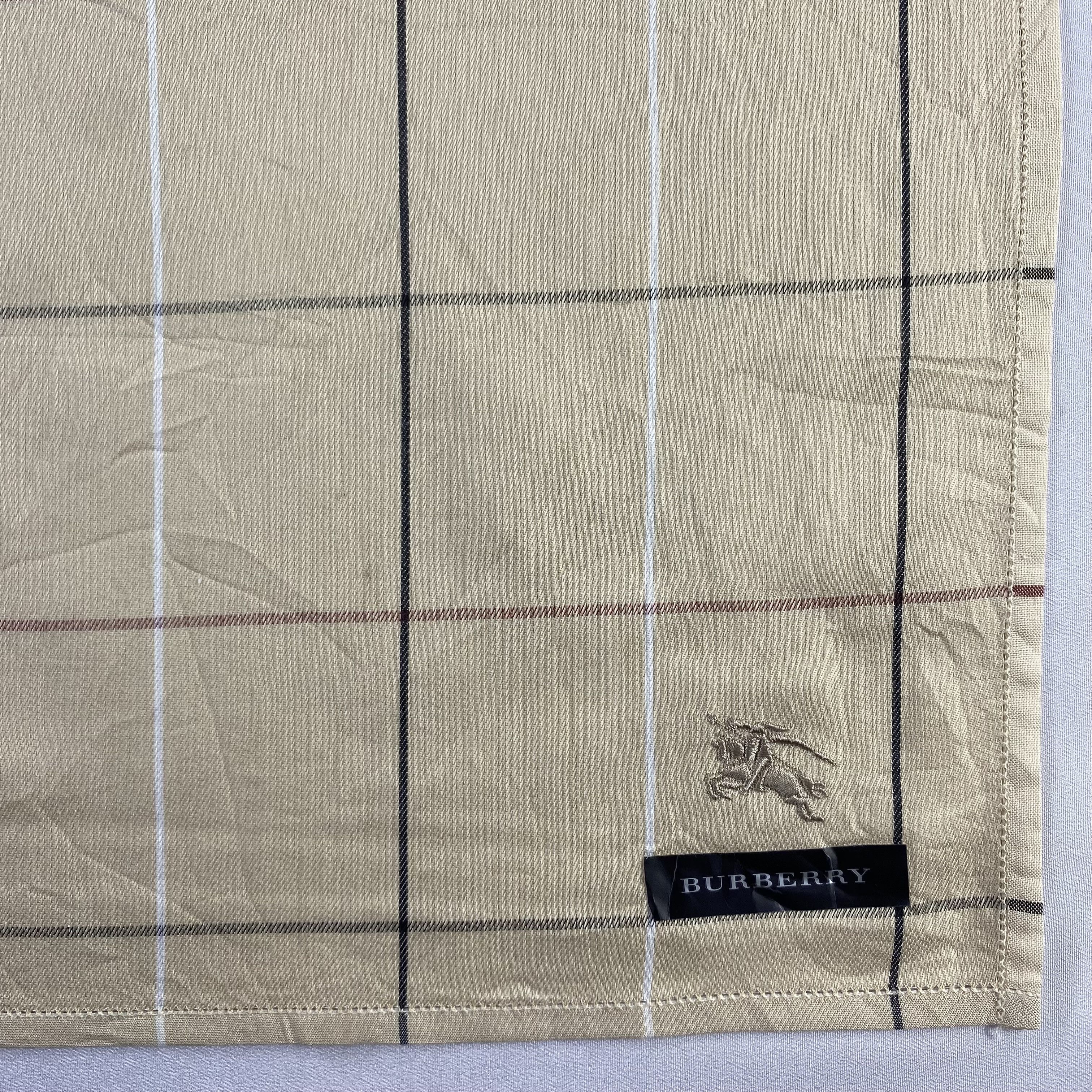 Burberry × Vintage Burberry Handkerchief / Neckerchief / Bandana-P1280 Size ONE SIZE - 3 Thumbnail