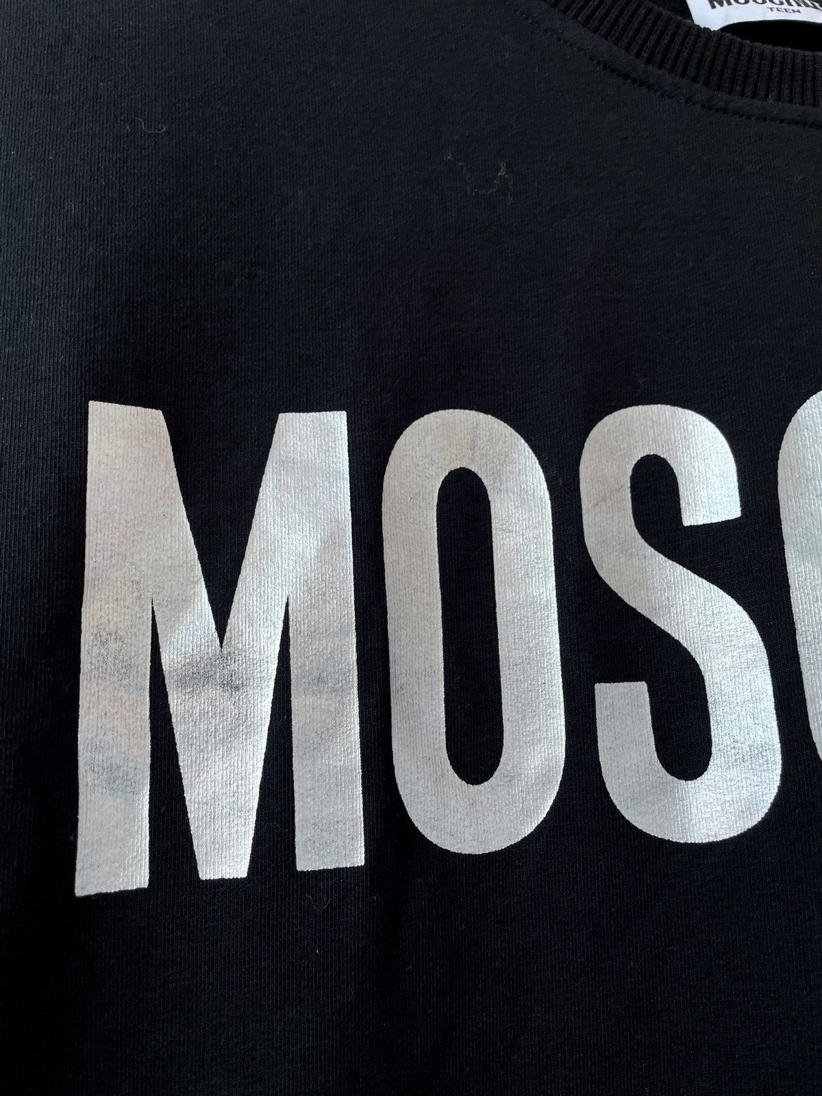 Moschino Moschino Sweatshirt Women Dress Black Big Logo Size S Size S / US 4 / IT 40 - 5 Thumbnail