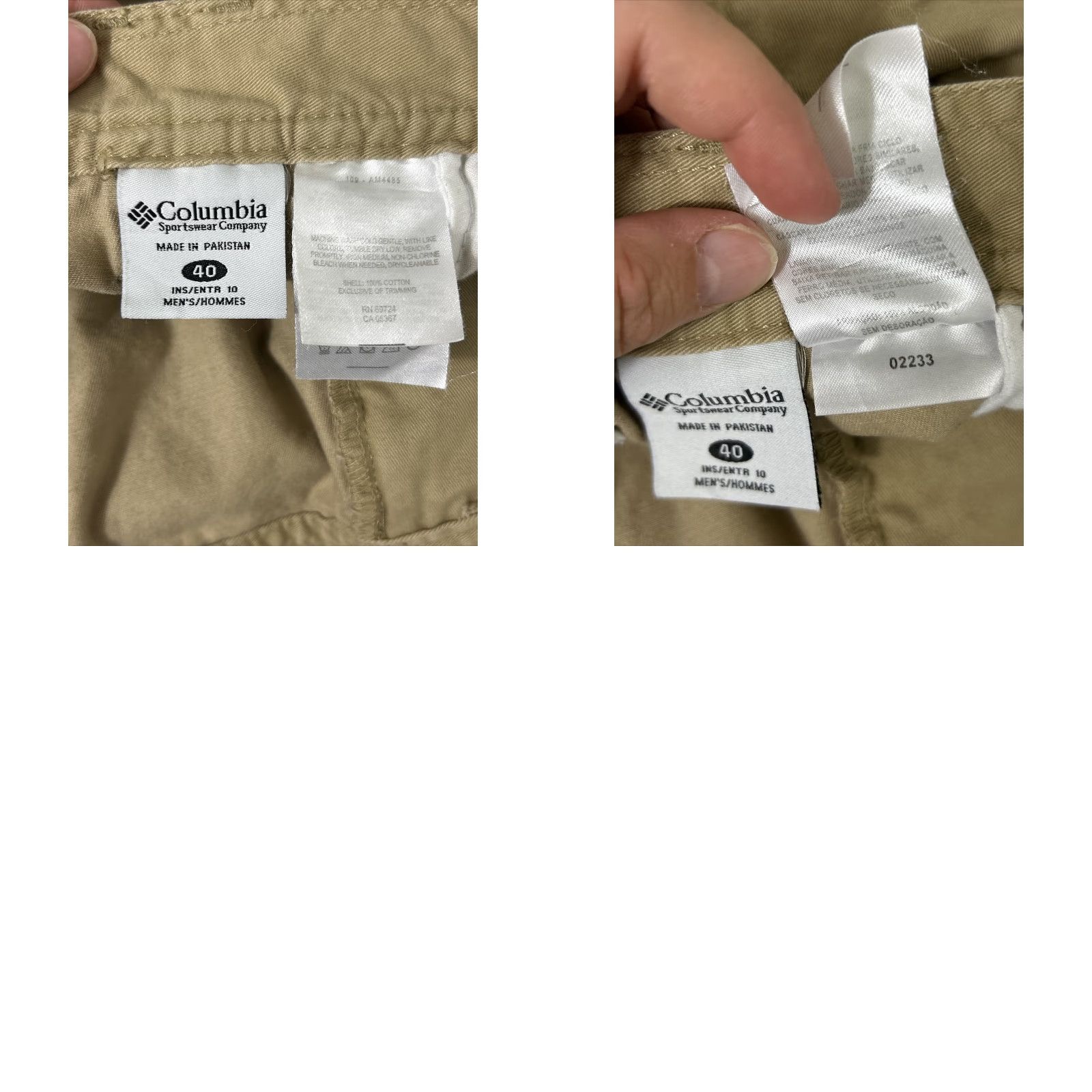 Vintage Columbia Mens Cargo Shorts Beige 40x10 Cotton Blend Outdoor Cargo Shorts Men Warm Weather Beige Coloumn? Size US 40 / EU 56 - 9 Thumbnail