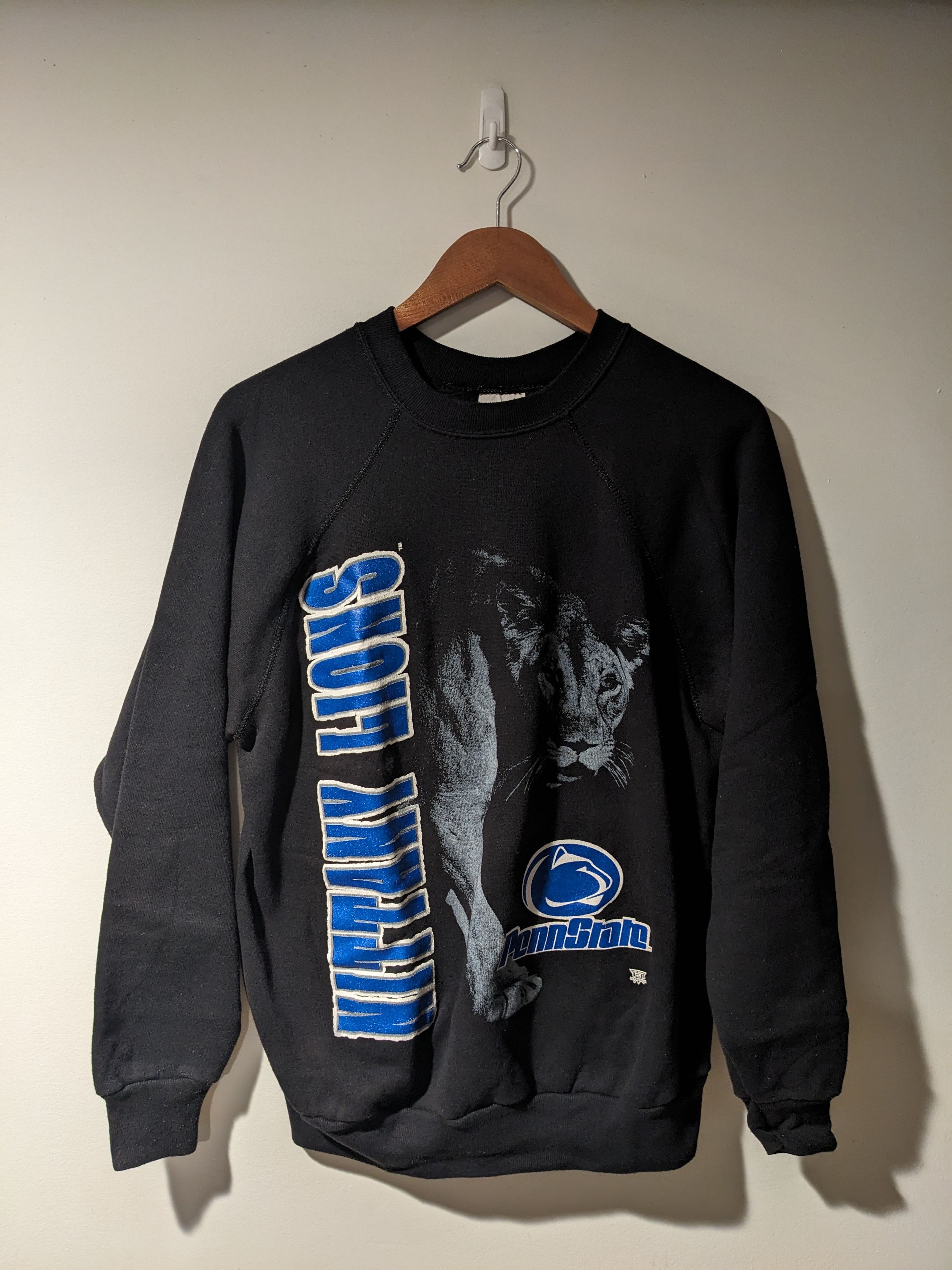 Vintage Vintage 90s Penn State University Nittany Lions Sweatshirt Size US L / EU 52-54 / 3 - 1 Thumbnail