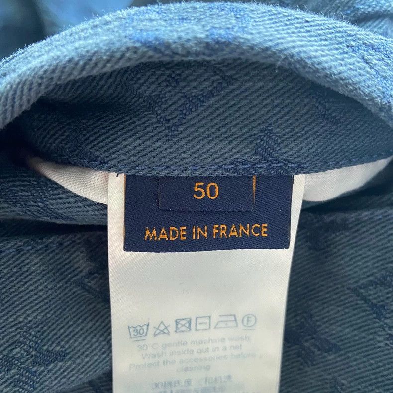 Louis Vuitton Louis Vuitton Blue long-sleeved denim jacket 2502-Nextarro Size US M / EU 48-50 / 2 - 4 Thumbnail