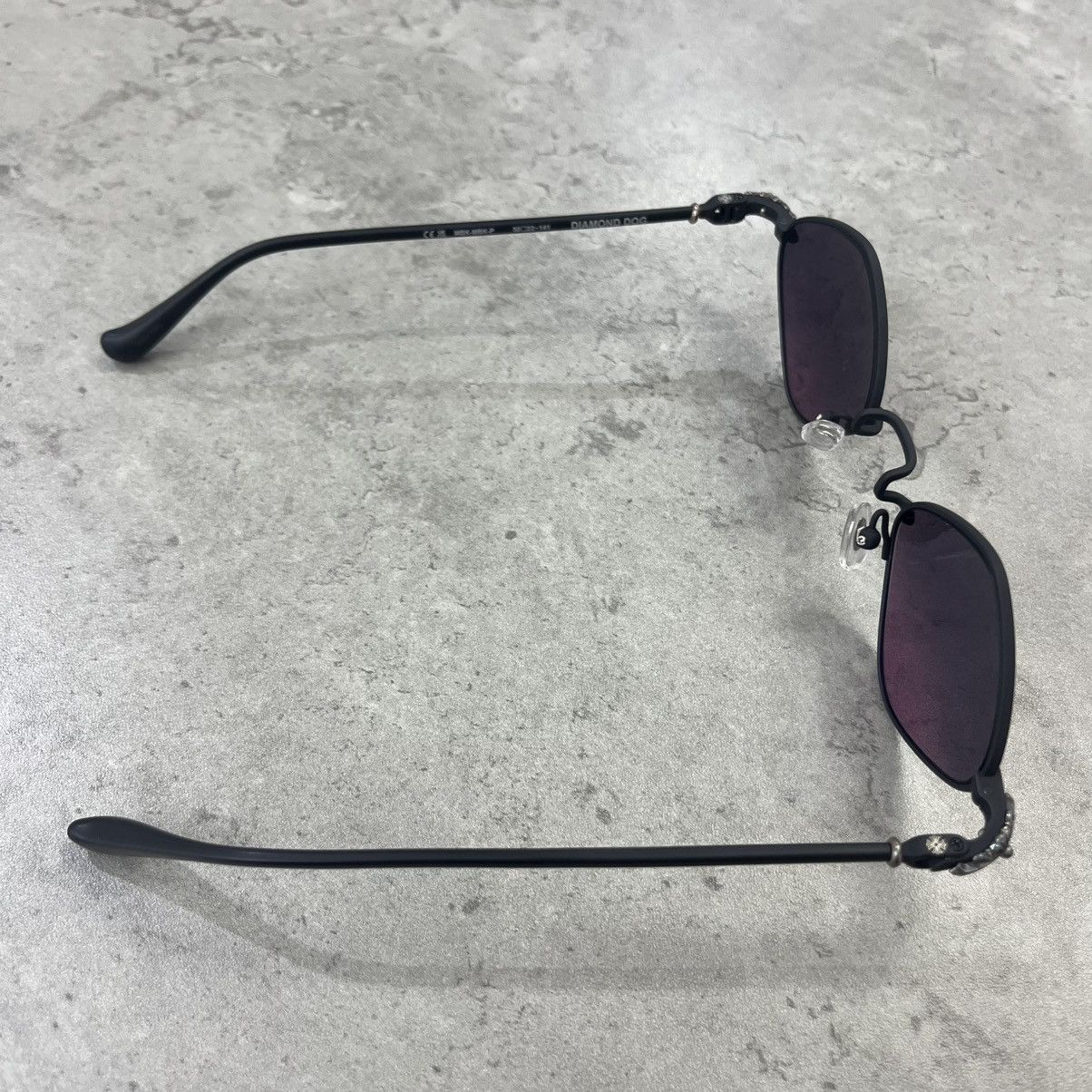 Chrome Hearts Chrome Hearts DIAMOND DOG Black Sunglasses Size ONE SIZE - 4 Thumbnail