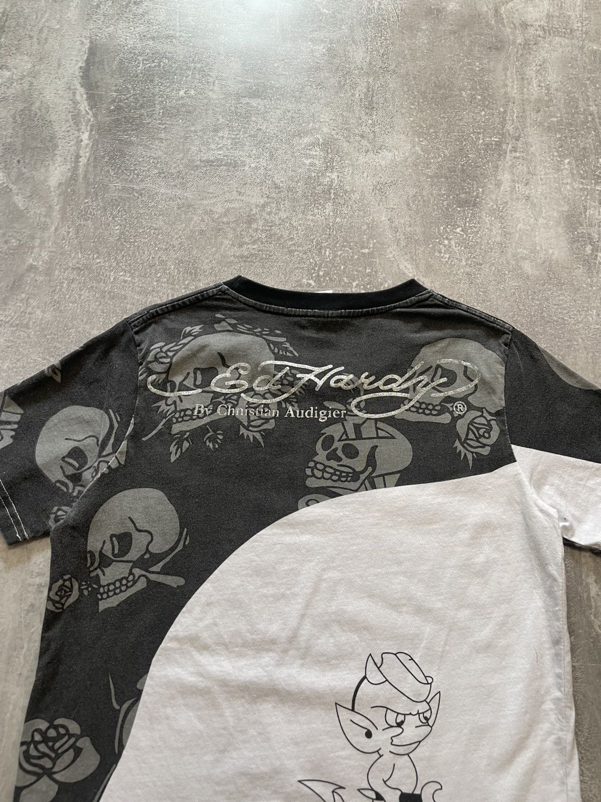 Christian Audigier × Ed Hardy Vintage Ed Hardy Skulls T-Shirt Y2K Size US M / EU 48-50 / 2 - 12 Thumbnail