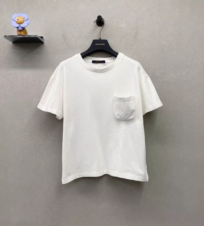 Louis Vuitton Louis Vuitton White Pocket Short Sleeve T-Shirt - dmc Size US XS / EU 42 / 0 - 1 Thumbnail