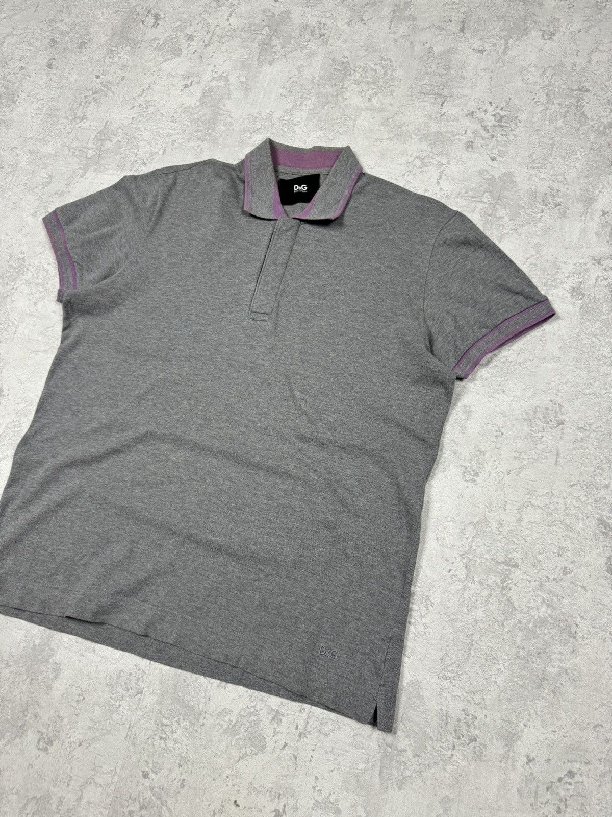 Dolce & Gabbana Dolce & Gabbana Gray Polo Shirt Size 50 Size US M / EU 48-50 / 2 - 3 Thumbnail
