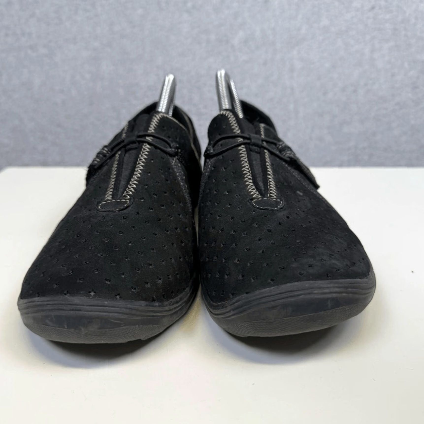 Clarks Clarks Fiana Braley Casual Sneaker Slip On Women 11 Black Suede Leather Sneaker Size US 11 / IT 41 - 2 Thumbnail