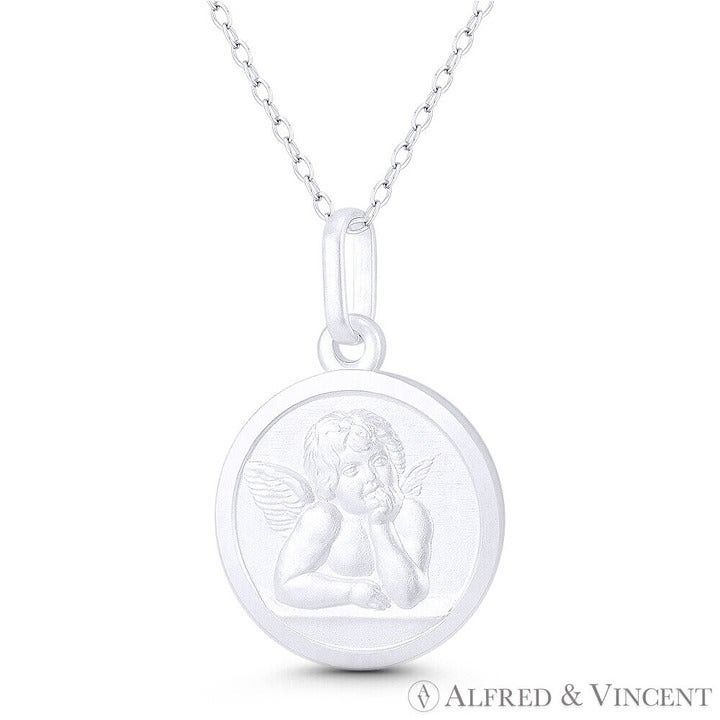 Other Winged Baby Cherub Guardian Angel 19mm Button Pendant Size ONE SIZE - 1 Preview