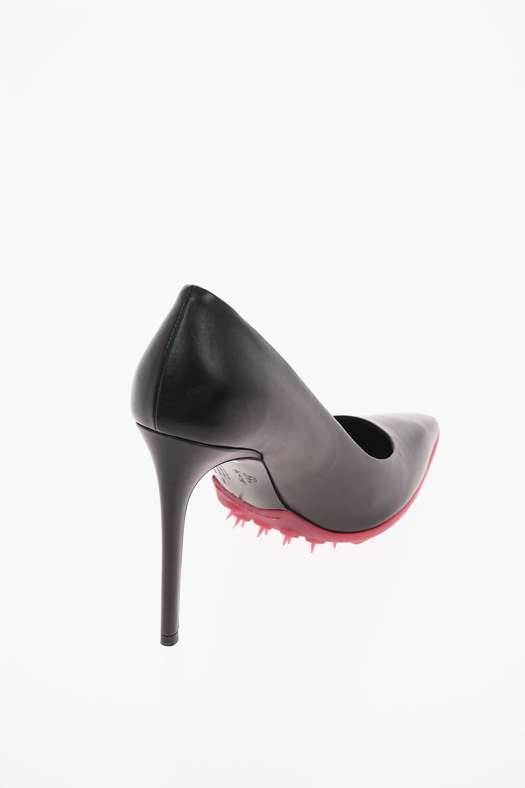 Off-White og1mm0426 Leather Decolletè Pumps in Black Size US 6 / IT 36 - 3 Thumbnail