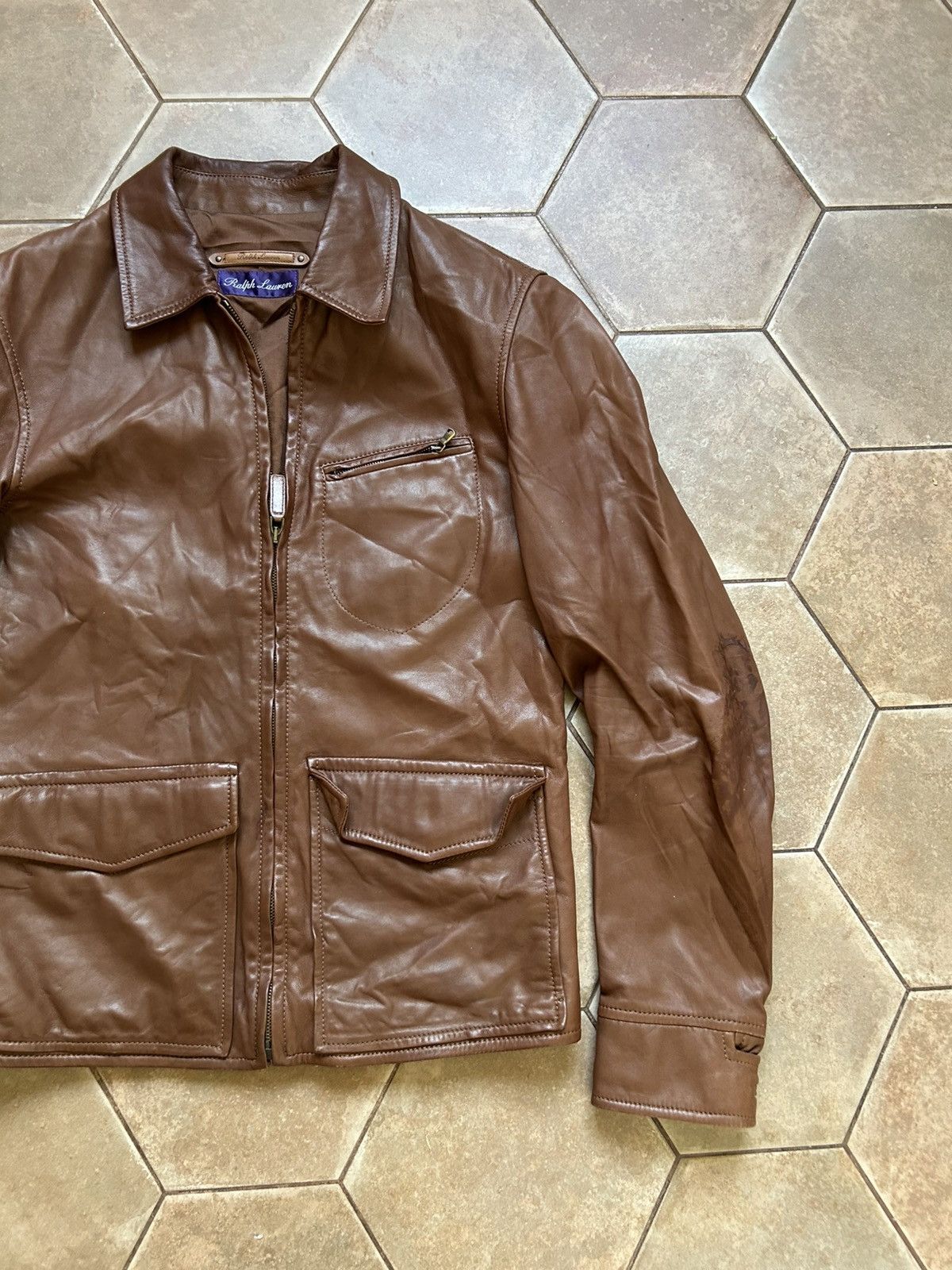 Ralph Lauren Purple Label Ralph Lauren purple label leather jacket Size US S / EU 44-46 / 1 - 3 Thumbnail