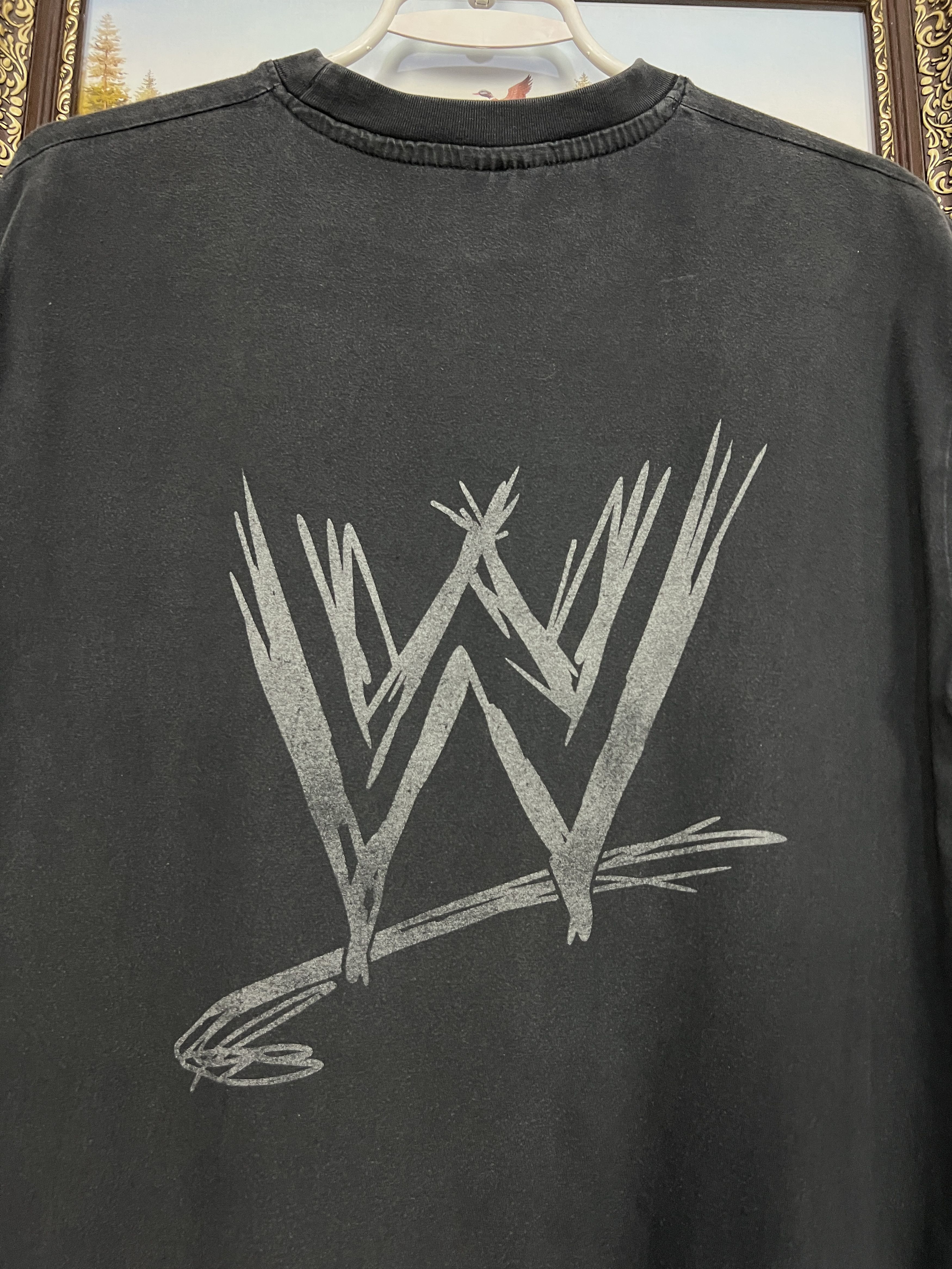 Vintage Vintage WWF WWE Undertaker Over Print Shirt Tee Rare Hype Size US L / EU 52-54 / 3 - 9 Thumbnail