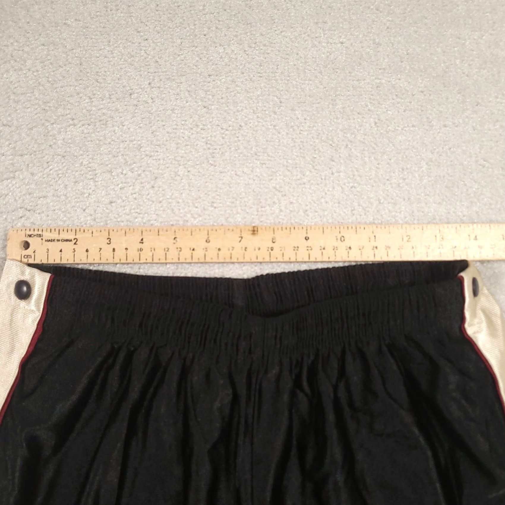 Converse VTG Converse Chuck Taylor All Star Tearaway Track Pants Size L 90s Snap Black Size US 33 - 2 Thumbnail