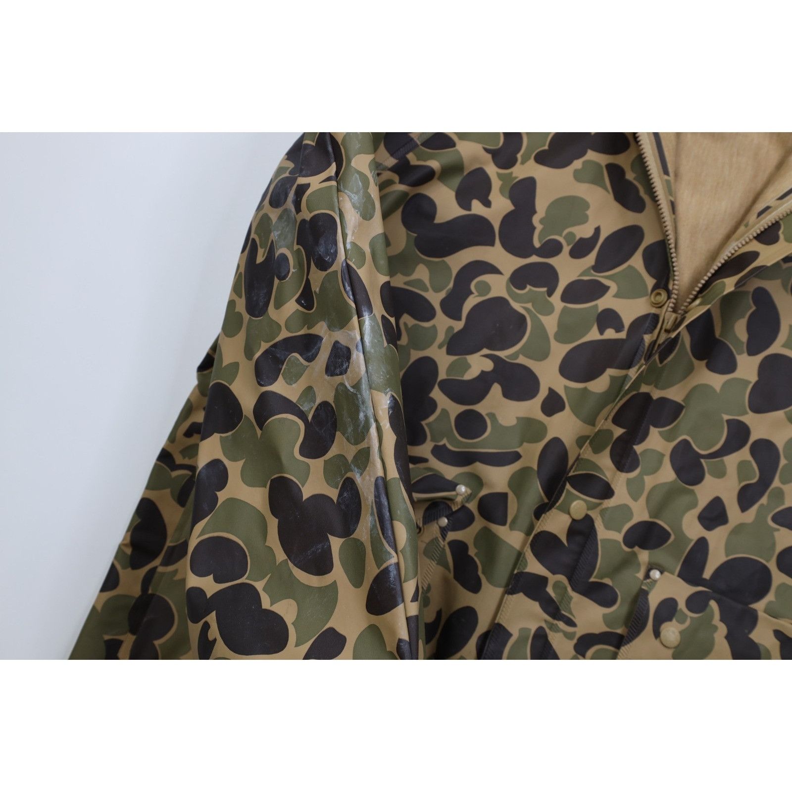 Vintage Vintage 90s 2 Piece Waterproof Frogskin Camouflage Rain Suit Size US L / EU 52-54 / 3 - 6 Thumbnail