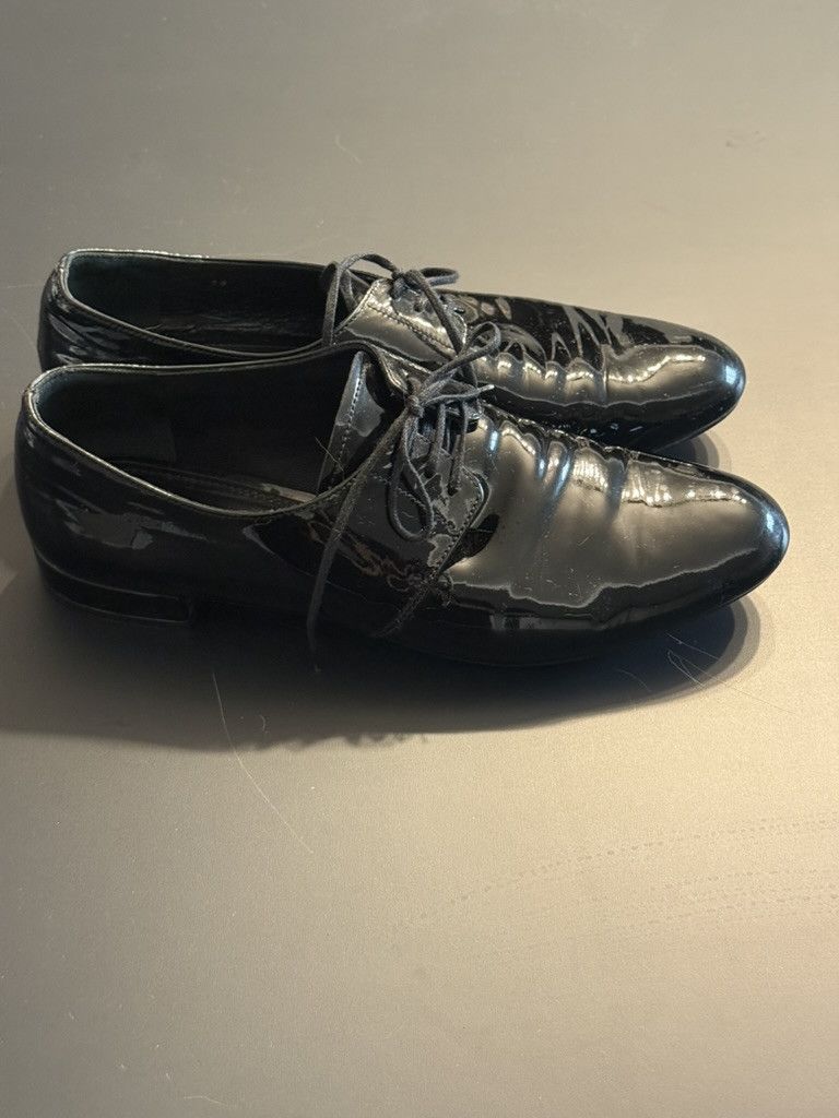 Prada Prada Vintage Patent Leather Derbies Size US 8 / IT 38 - 2 Thumbnail