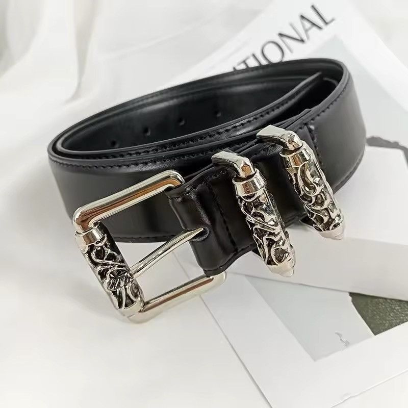Other cowhide Real leather belt Size ONE SIZE - 4 Thumbnail