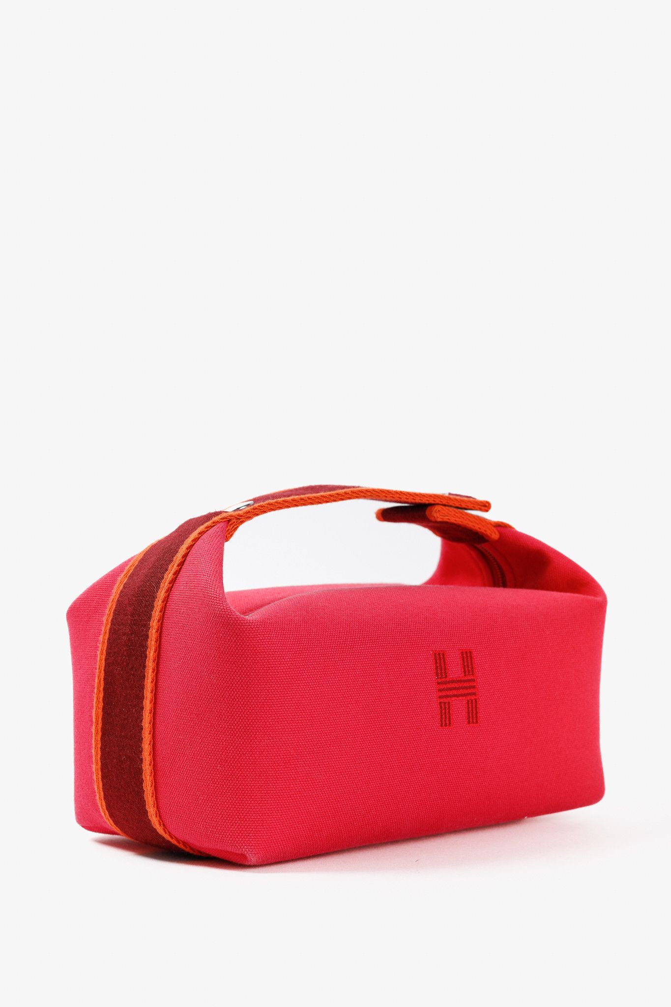 Hermes Hermes Bride-a-Brac Small Model Hibiscus Canvas Case Size ONE SIZE - 2 Thumbnail