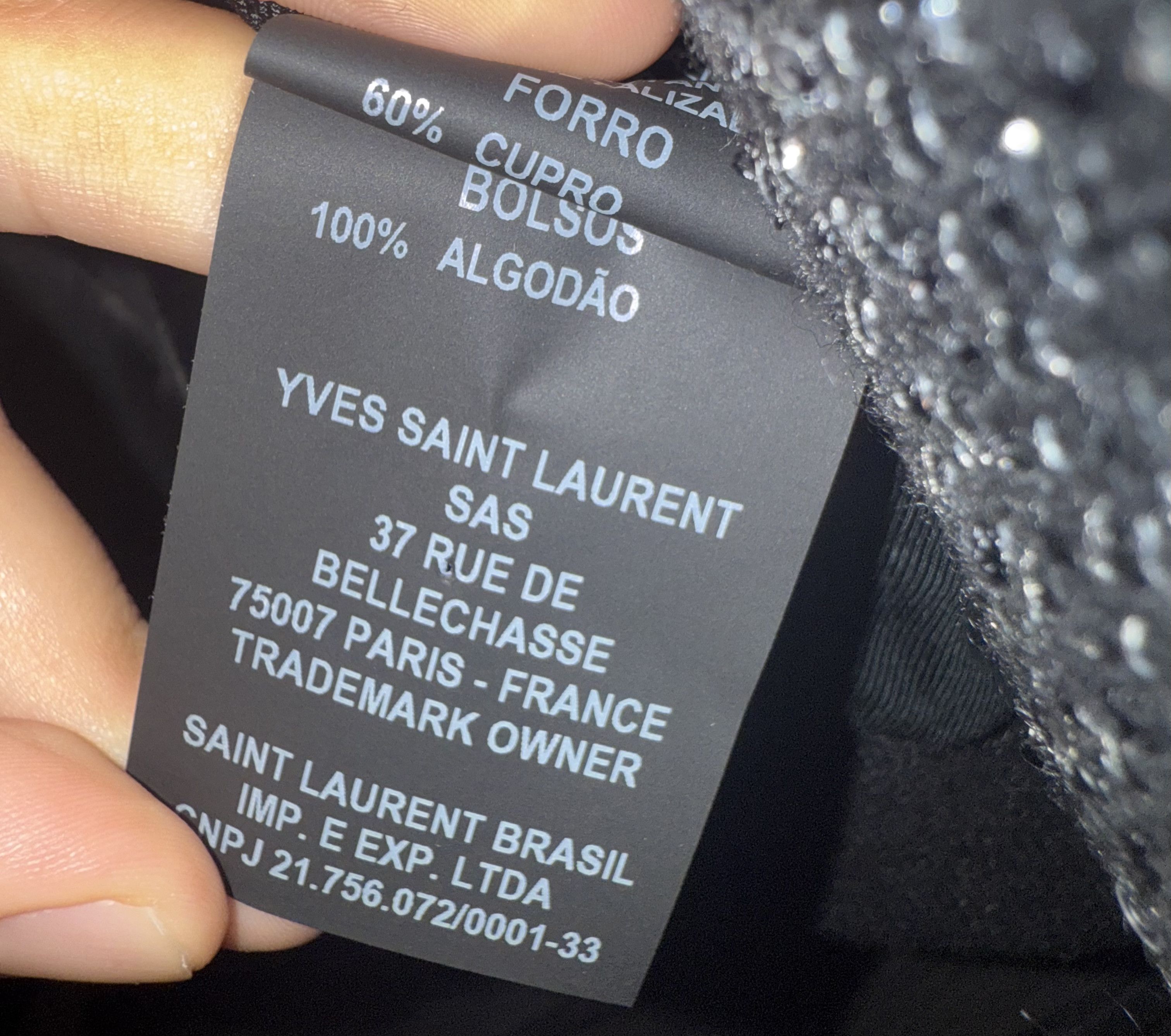Saint Laurent Paris Saint Laurent Sparkling Wool Jacket Size US M / EU 48-50 / 2 - 5 Thumbnail
