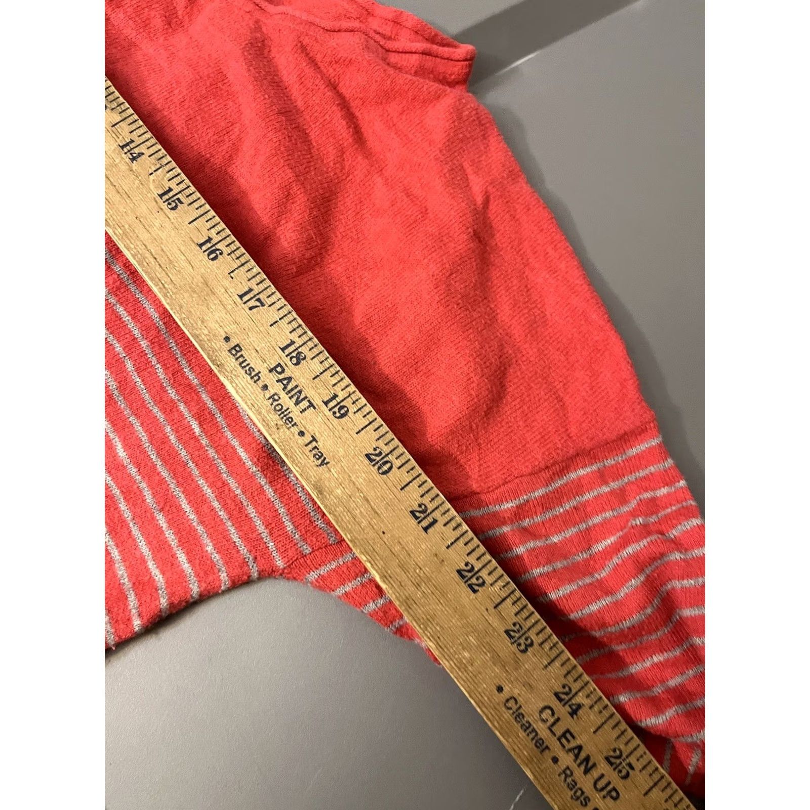 Banana Republic Banana Republic Women’s T-Shirt Round Neck Long Sleeve Striped Pink Size S Size S / US 4 / IT 40 - 5 Thumbnail