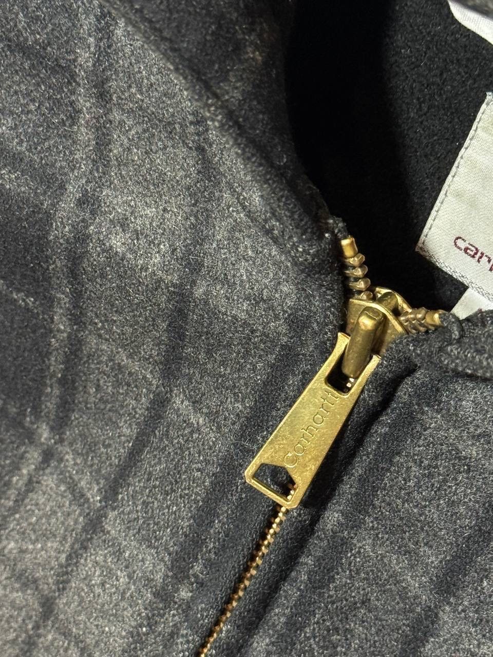 Carhartt Vintage Carhartt Active Jacket Size M Gray/Black Check Wool Size US M / EU 48-50 / 2 - 4 Thumbnail